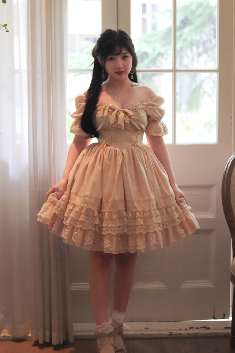 Sweet Wood - CLA Vintage French Lolita OP Dress
