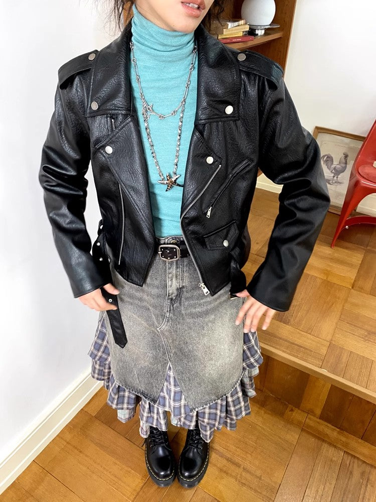 Turtleneck wool knit【s0000010369】