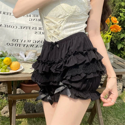 Sugar Girl - Daily Lolita Bloomers Lace Leggings for Summer Wear