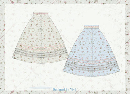 Miss Point - Flower and Alice - Idyllic Retro Floral Country Lolita SK