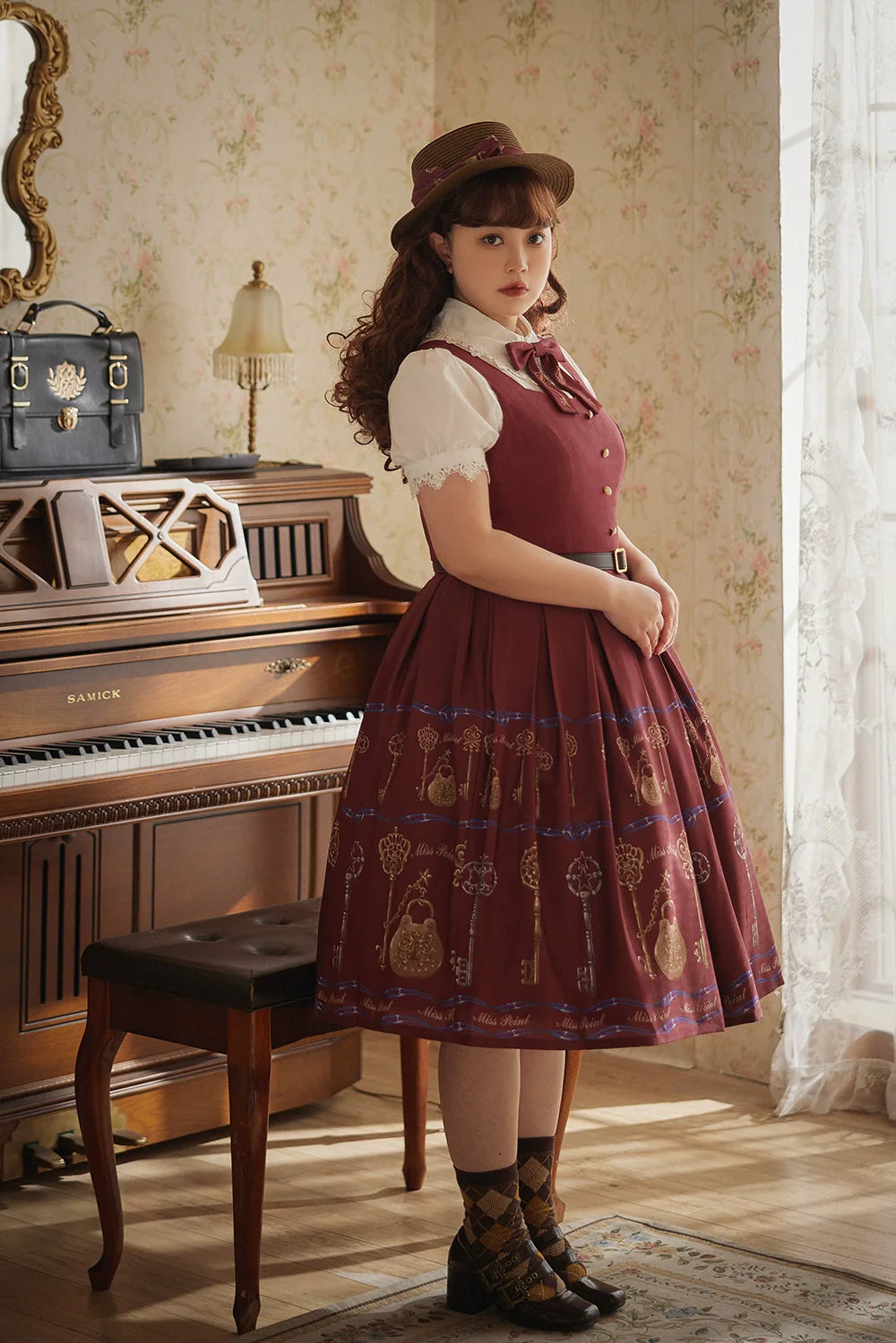 Miss Point - Antique Key - Elegant Lolita JSK Retro Lolita Dress