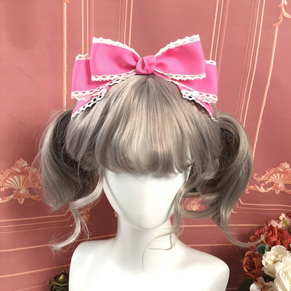 Qingyi Handmade - Sweet Lolita KC Multicolor Bow Lolita Headwear