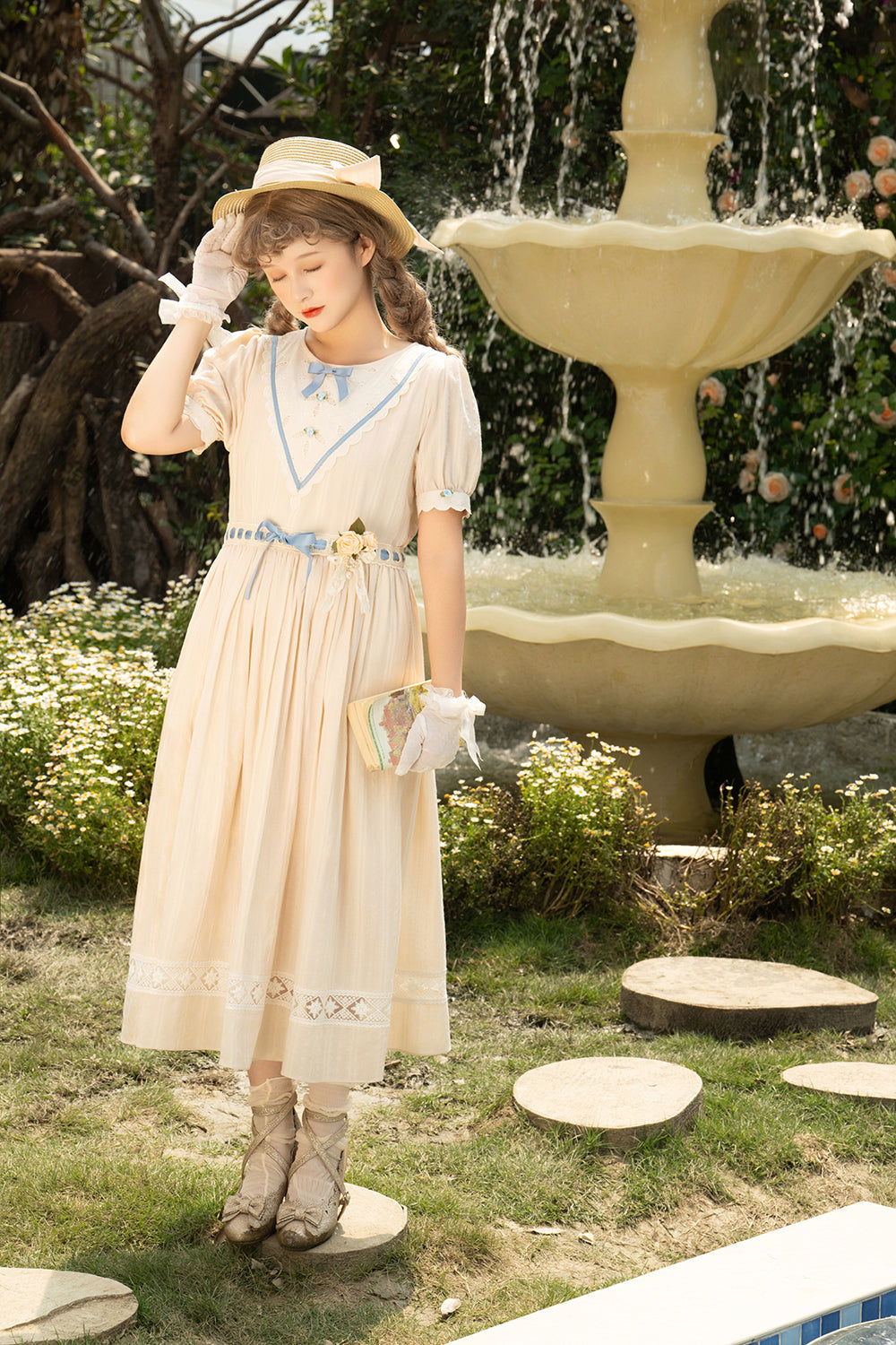 Miss Point - Happy Summer Elegant Lolita Floral OP Dress