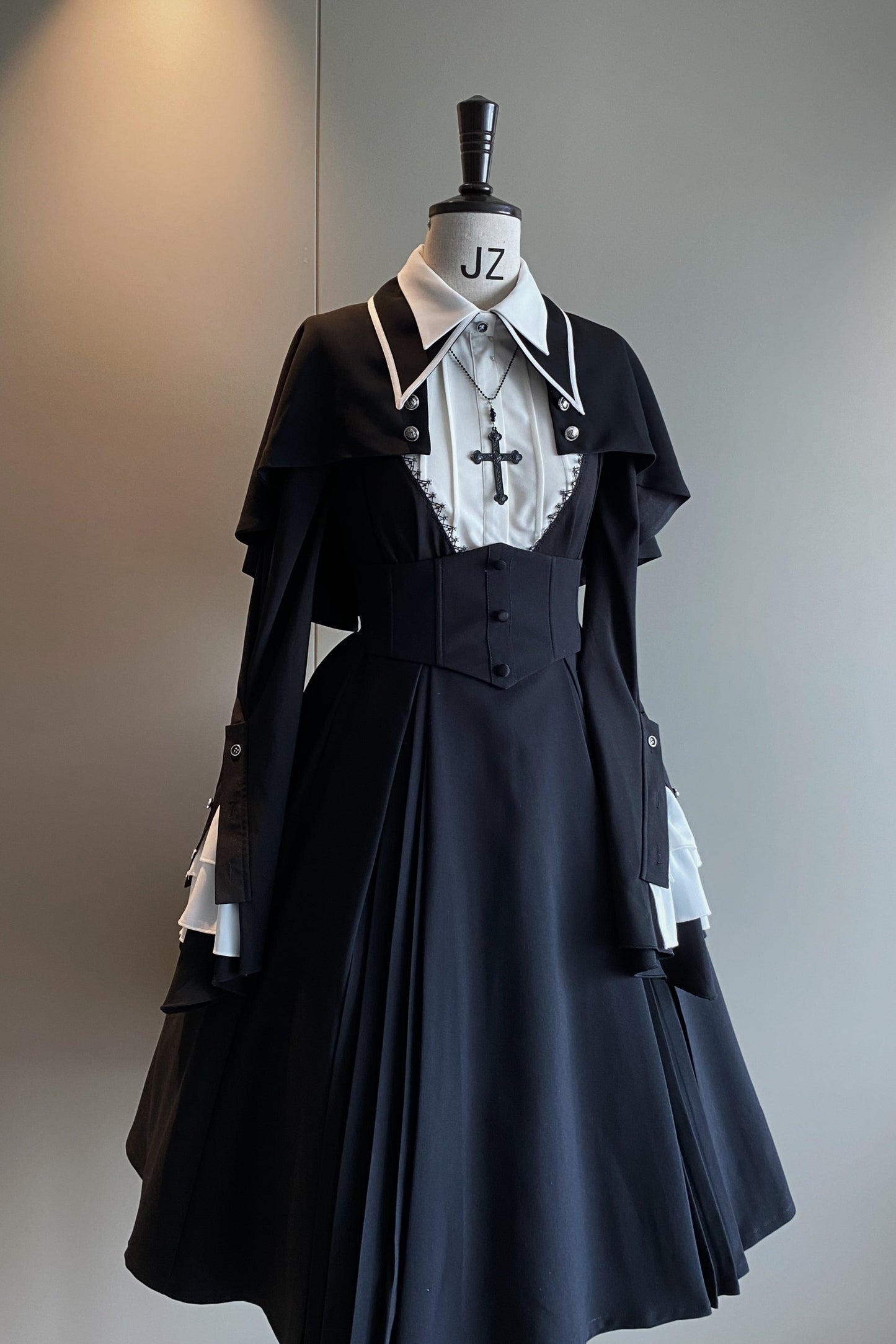 Susin Lolita - Cross Praise - Nun Style Gothic Lolita Dress and Blouse