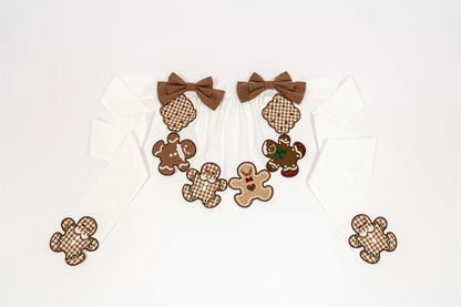Babyblue - Bear Honey - Sweet Lolita Accessory Gingerbread Man Design