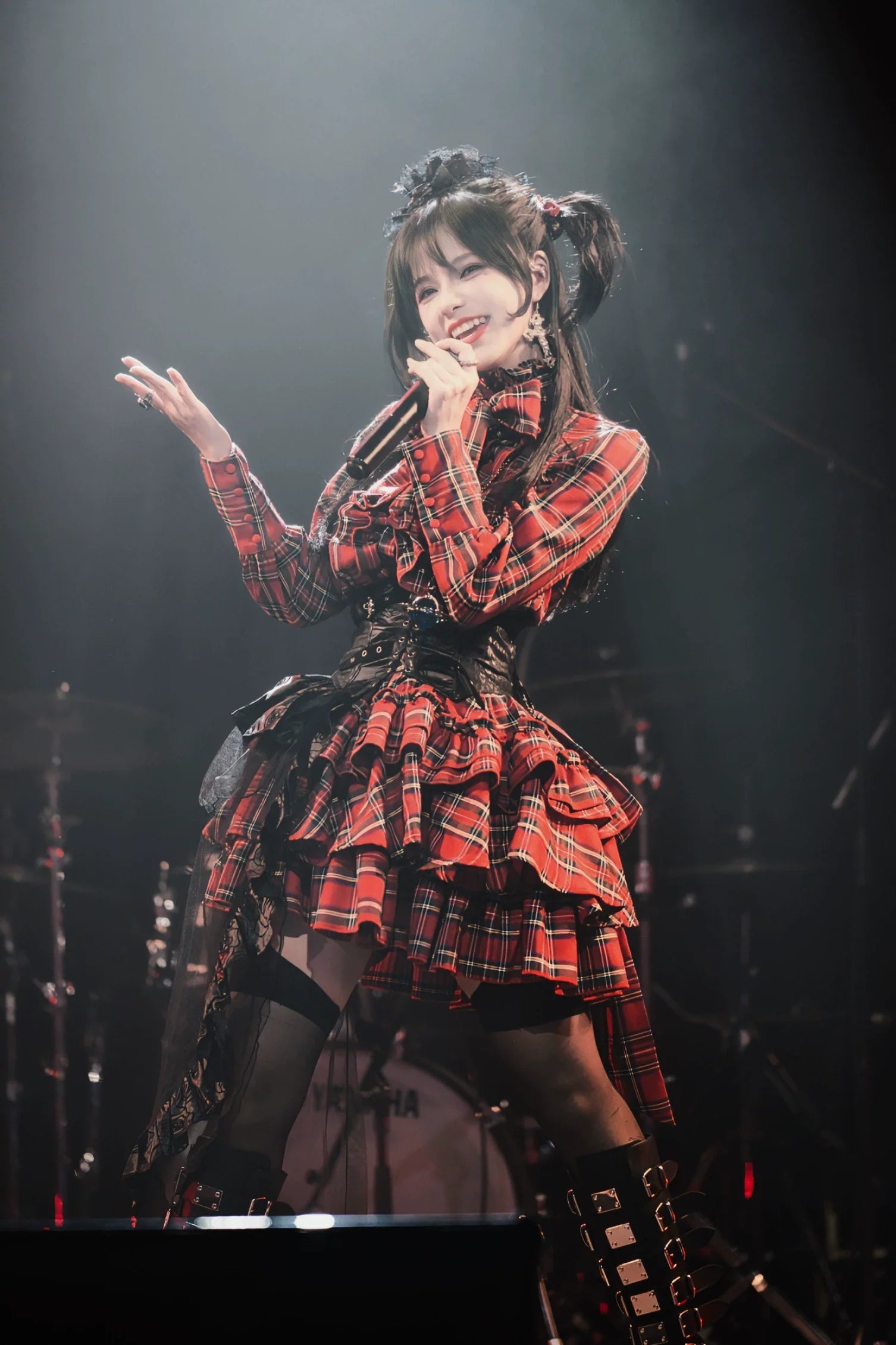 CATCOCOON - Humanoid Gift Box - Christmas Plaid Lolita Blouse & SK