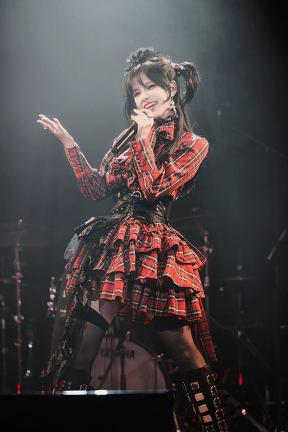 CATCOCOON - Humanoid Gift Box - Christmas Plaid Lolita Blouse & SK