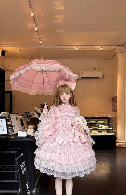 Sugar Girl - Love Overture - Sweet Lolita JSK, Tiered Ruffles Dress