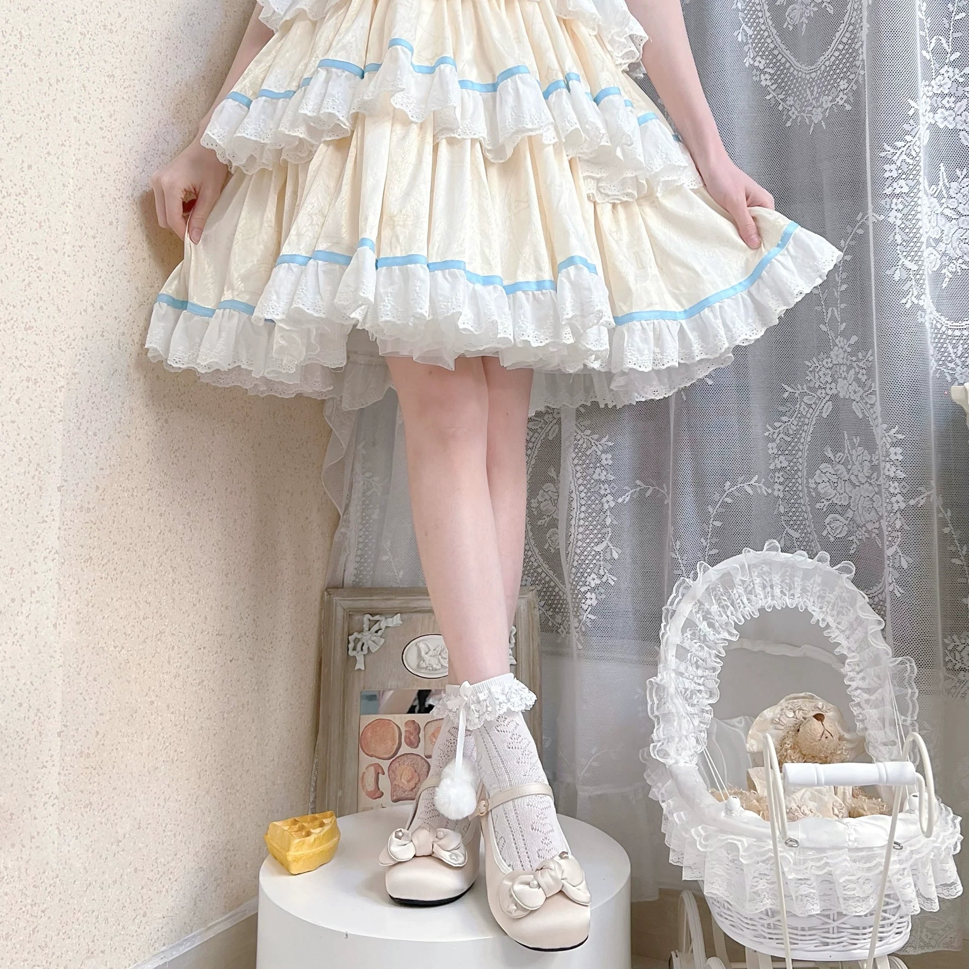 Dolly Doll - Little Fat Ding - Sweet Lolita Shoes Low Heel Round-toe Shoes