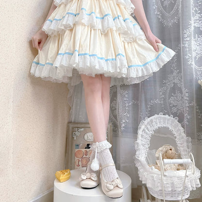 Dolly Doll - Little Fat Ding - Sweet Lolita Shoes Low Heel Round-toe Shoes