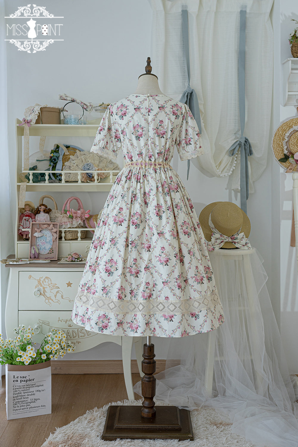 Miss Point - Happy Summer Elegant Lolita Floral OP Dress