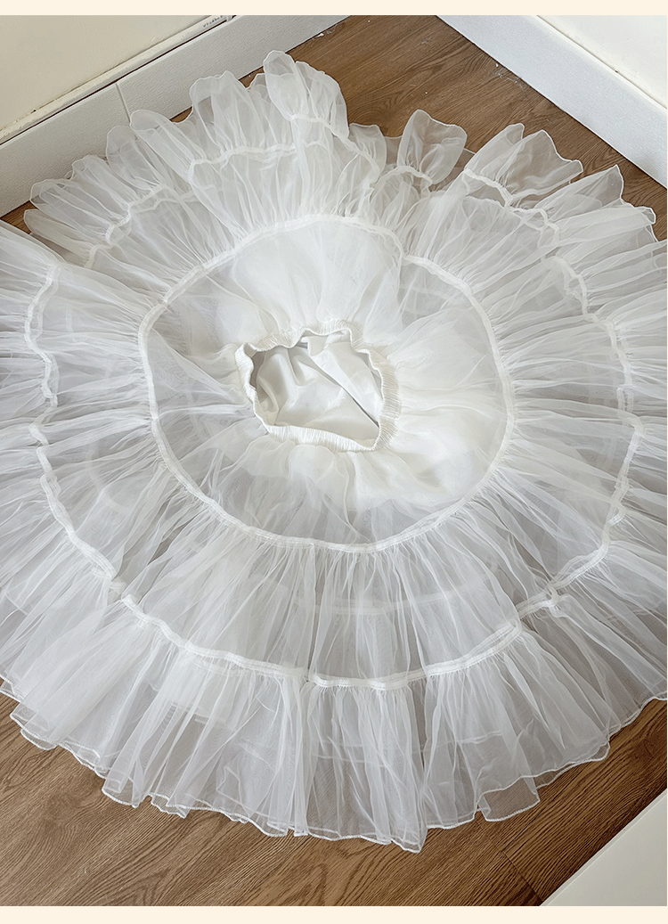 Niu Niu - Plus Size Lolita Petticoat with Daily or Fluffy Version