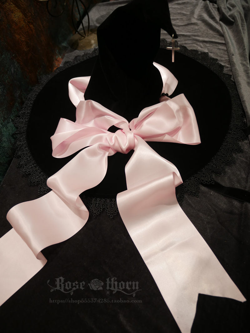 Rose Thorn - Holy Cross - 12 Colors Lolita Halloween Witch Hat