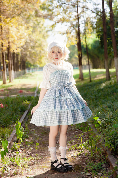 Infanta - Cloth Cat - Kawaii Lolita JSK Multi-Color Tiered Ruffles Dress