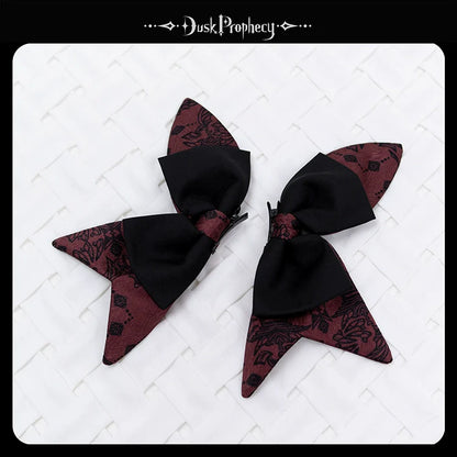DuskProphecy - Coccyx - Elegant Lolita Hair Accessories Set Multicolors