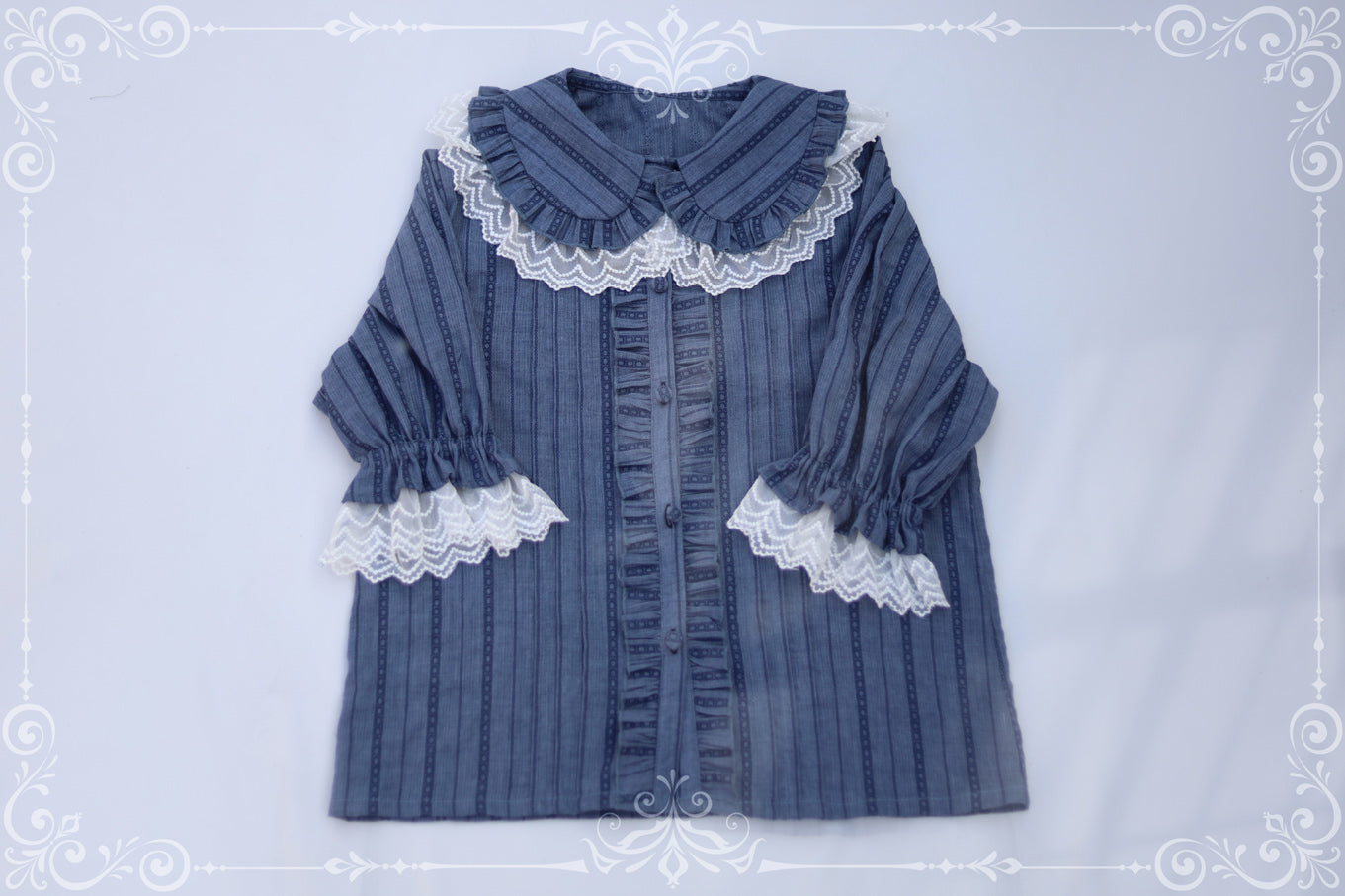 MIST - Sweet Lolita Golilla Short Sleeve Shirt