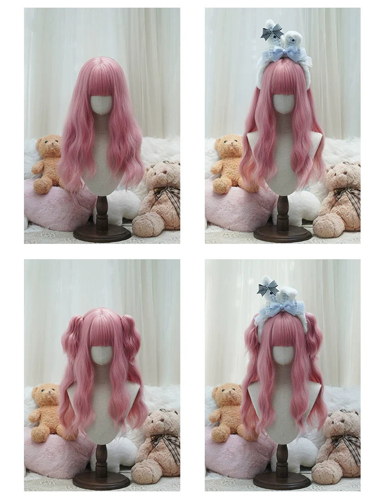 Imperial Tea - Sweet Lolita Long Wigs, Detachable Ponytail
