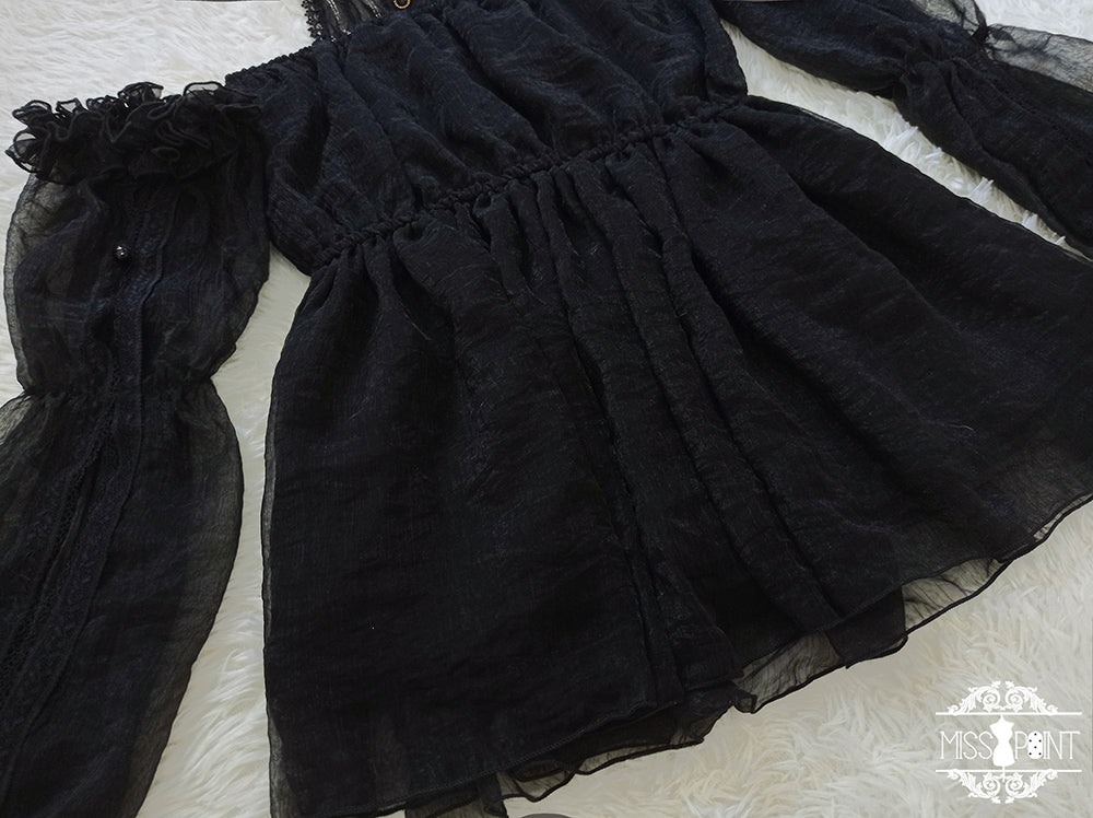 Miss Point - Dusk Bester - Egyptian Lolita Halter Attached Sleeve Blouse