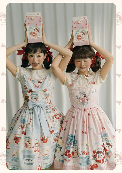 Summer Fairy - IP Collab Kawaii Lolita JSK Shirt Candy Box Hat