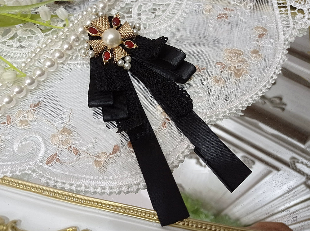 Miss Point - Rose Doll - Elegant Lolita Brooch Lolita Lapel Pin Multicolors