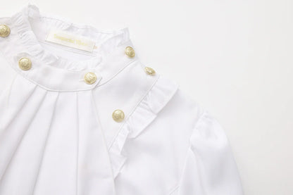 Immortal Thorn - Retro Ouji Lolita Blouse, Detachable Jabot