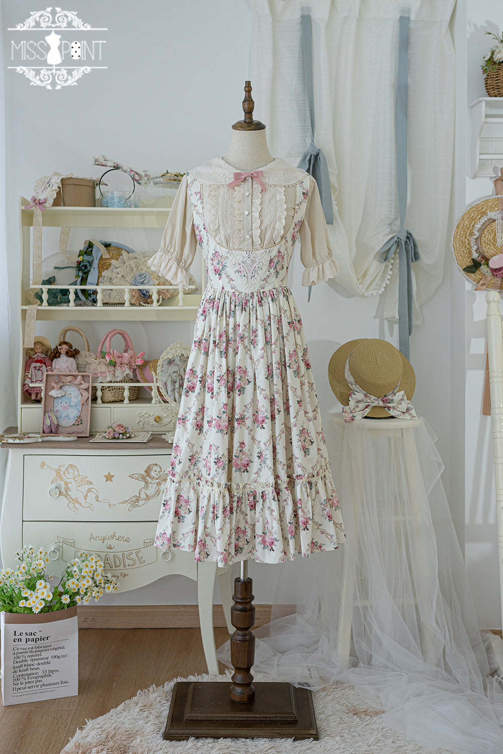 Miss Point - Happy Summer - Elegant Lolita Floral JSK Dress