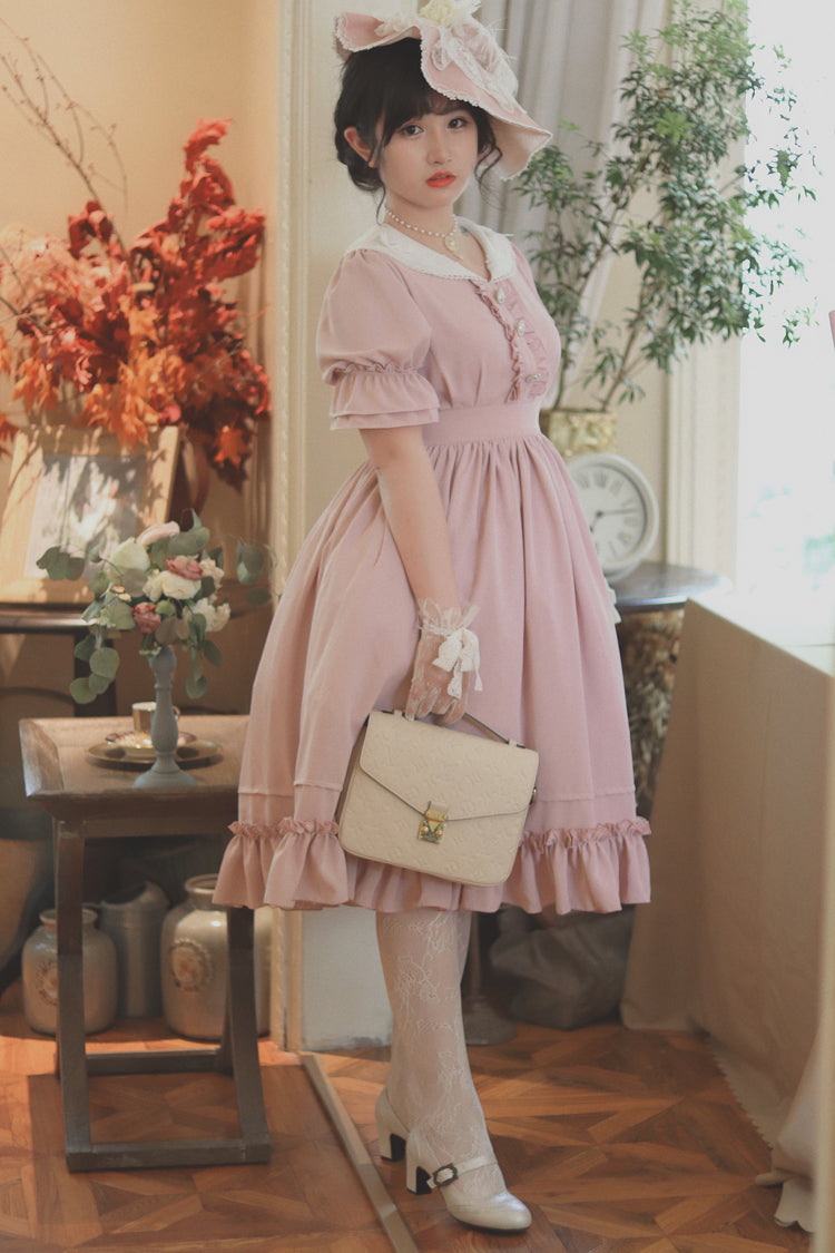 Sweet Wood - Plus Size Vintage Lolita OP Dress
