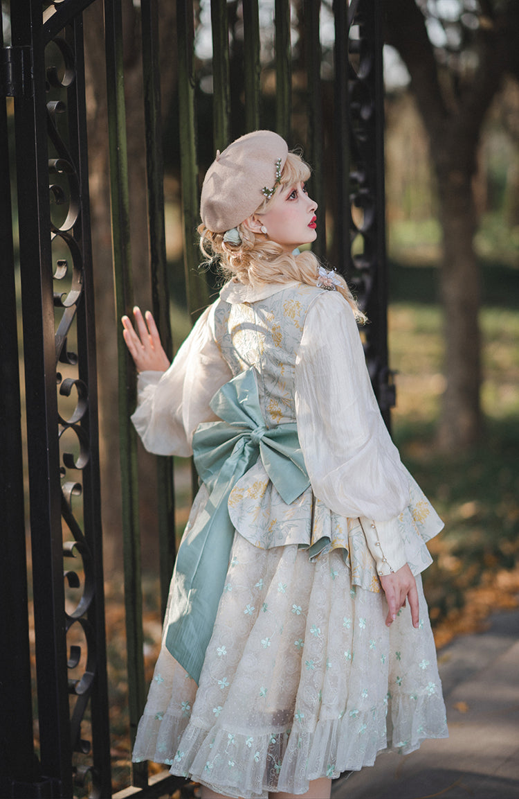 Fantastic Wind - Resurrection - Elegant Embroidery Lolita JSK Set