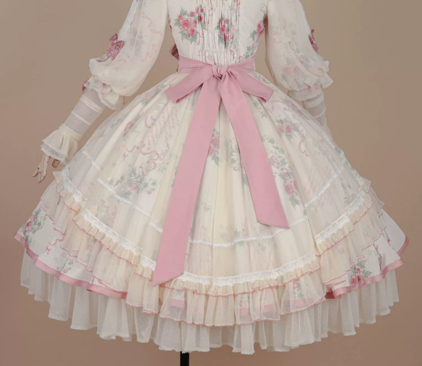 Miaoplus - Romantic Seizure - Sweet Lolita OP Mutton Sleeve Lolita Dress