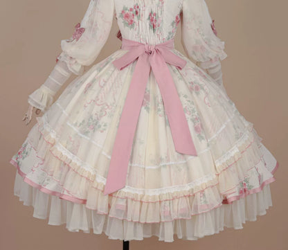 Miaoplus - Romantic Seizure - Sweet Lolita OP Mutton Sleeve Lolita Dress