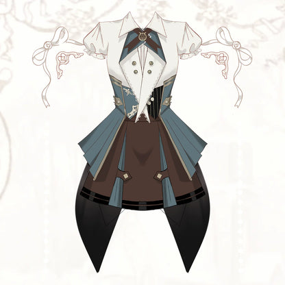 Your Princess - Fairyland Train Conductor - Punk Lolita Skirt Suit