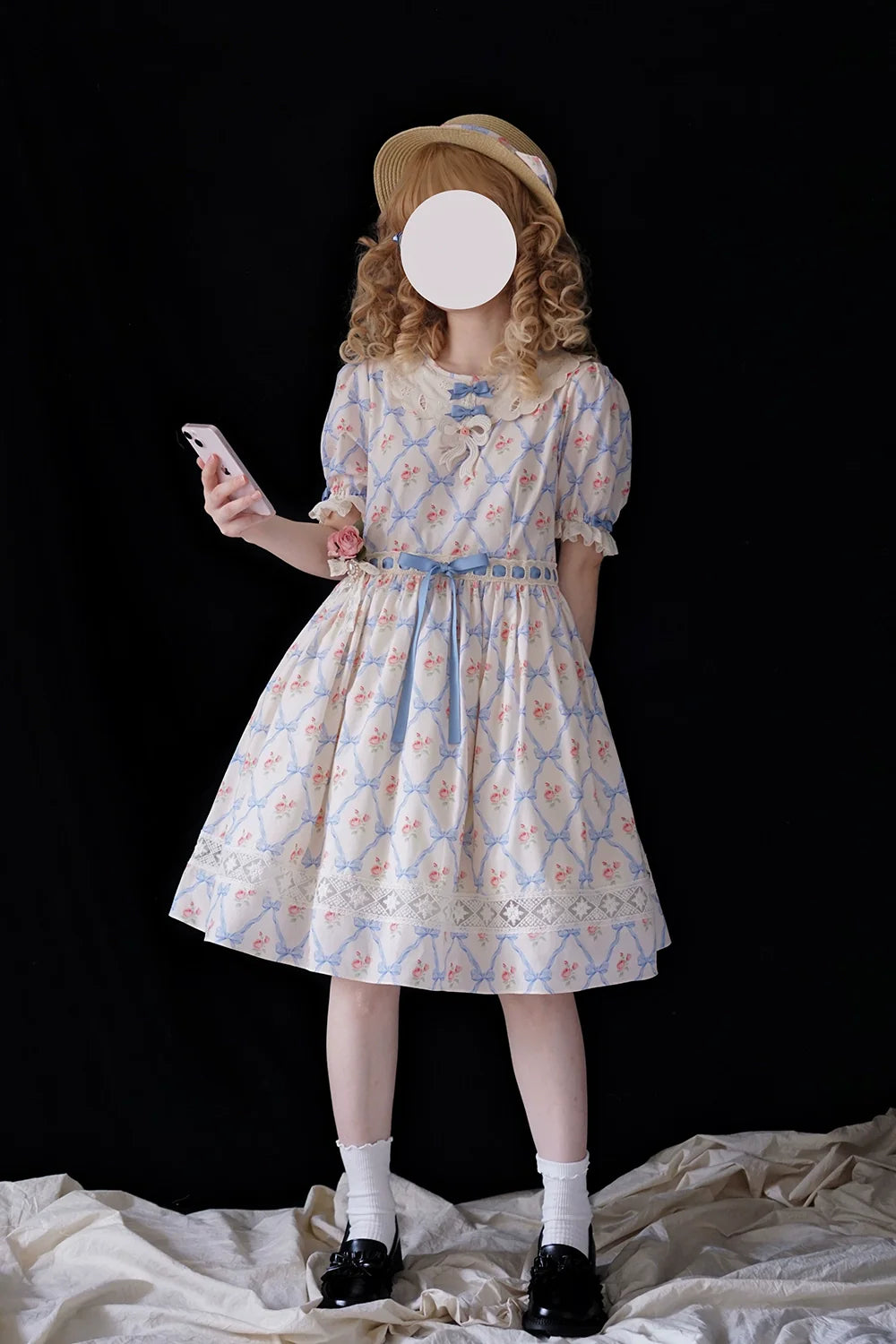Miss Point - Customized Elegant Lolita OP Dress Cute Daily Girl Short Lolita Dress
