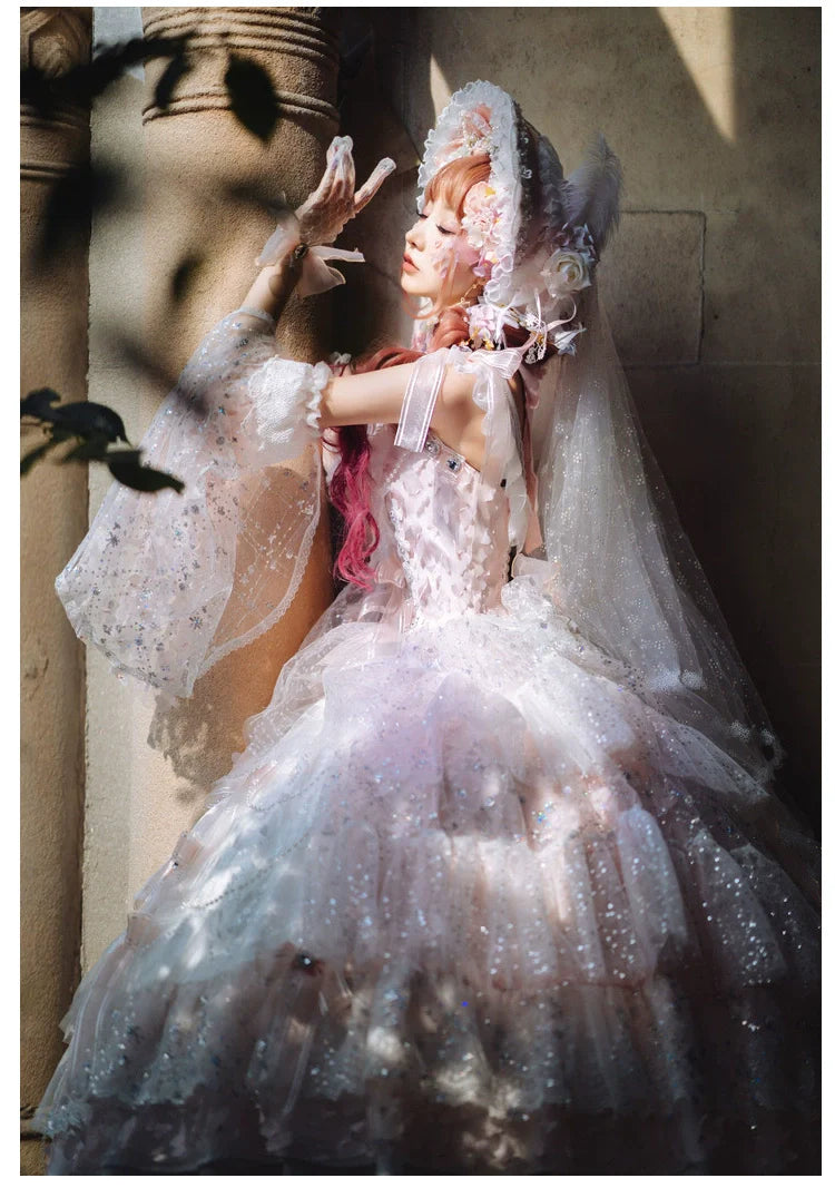 Cat Fairy - Cherry Blossom Girl - Gorgeous Lolita JSK Dress Tea Party Dress