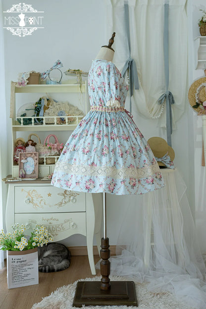 Miss Point - Customized Elegant Lolita OP Dress Cute Daily Girl Short Lolita Dress