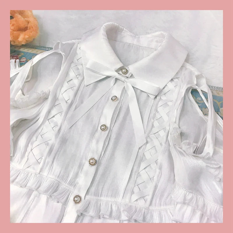 OCELOT - Lolita Blouse Yuelong Poem Long Sleeve Inner Shirt