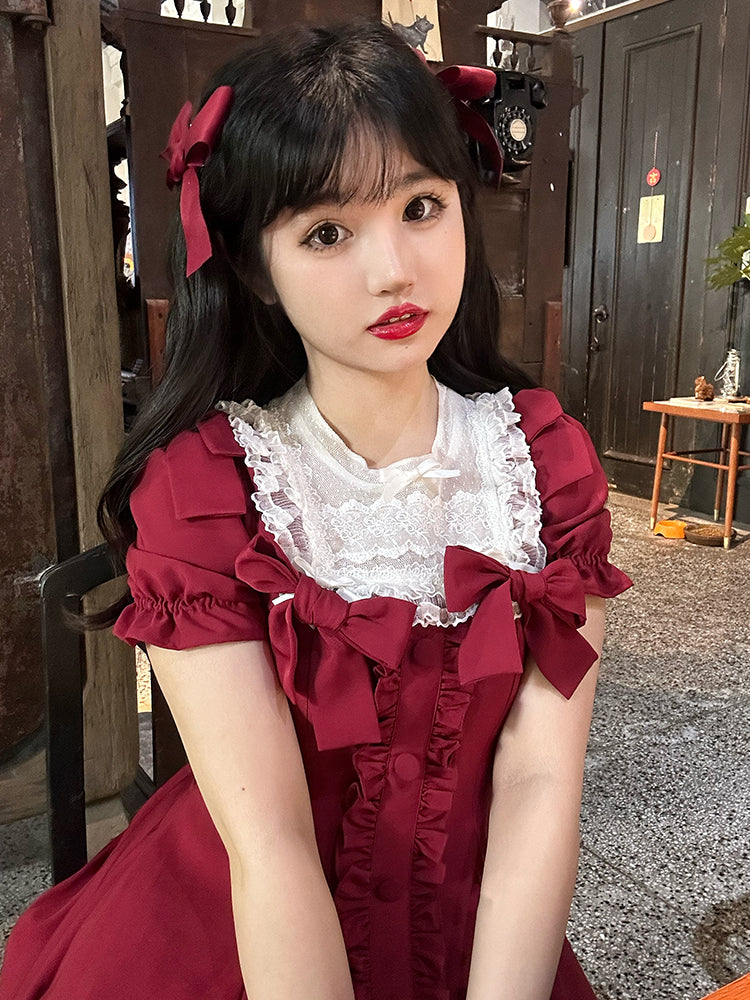 Sweet Wood - Long Vesion Elegant and Vintage Lolita OP