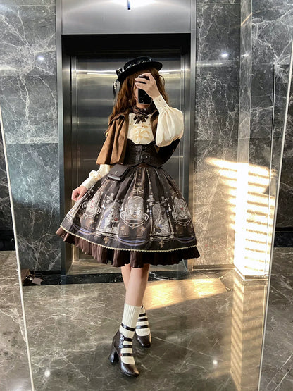 Miss Point - Demon Hunter's Diary - Gothic Lolita PU Leather Vest