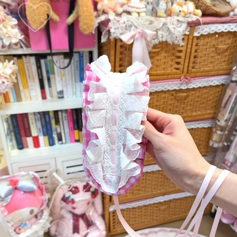 TaTaTa Lolita - Plaid Baileys - Old School Lolita Pink Plaid JSK