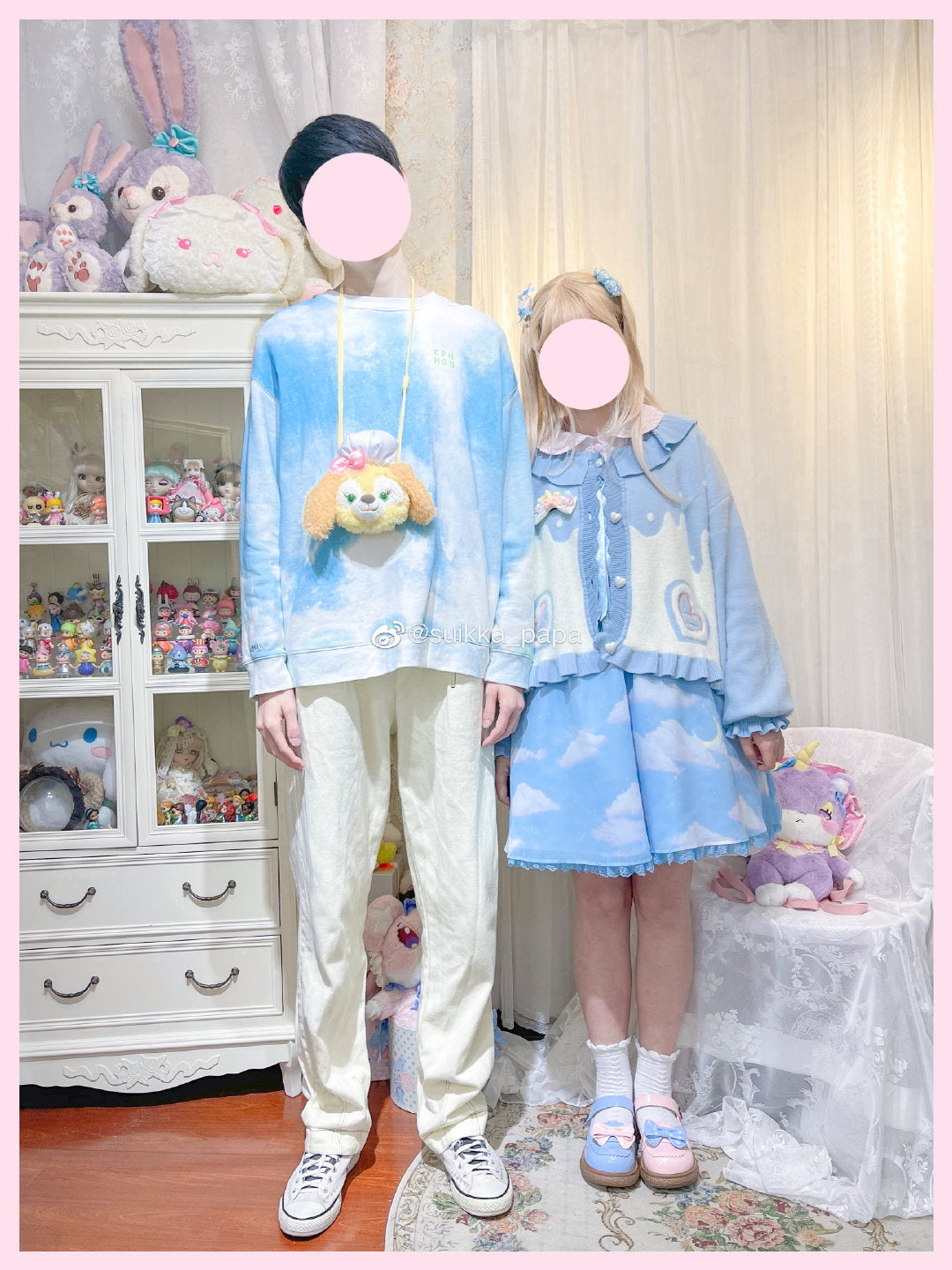 MIST - Beating Heart - Sweet Lolita Thick Sweater Coat Puff Sleeve
