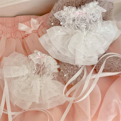 Sugar Girl - Sweet Lolita Cuffs Ballet Lace Breathable Straps Sleeves