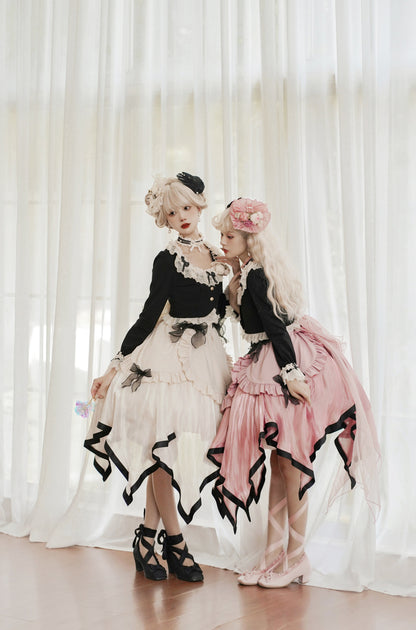 Unideer - Prelude - Elegant Lolita Bolero Jacket with Lace Ruffle Frill