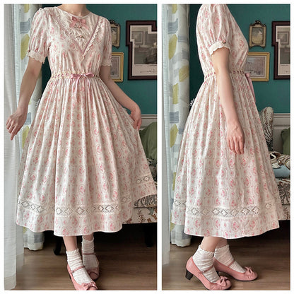 Miss Point - Happy Summer Elegant Lolita Floral OP Dress