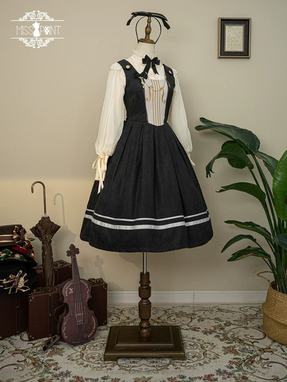 Miss Point - Customized Lolita Jumper Dress - Elegant College Lolita JSK