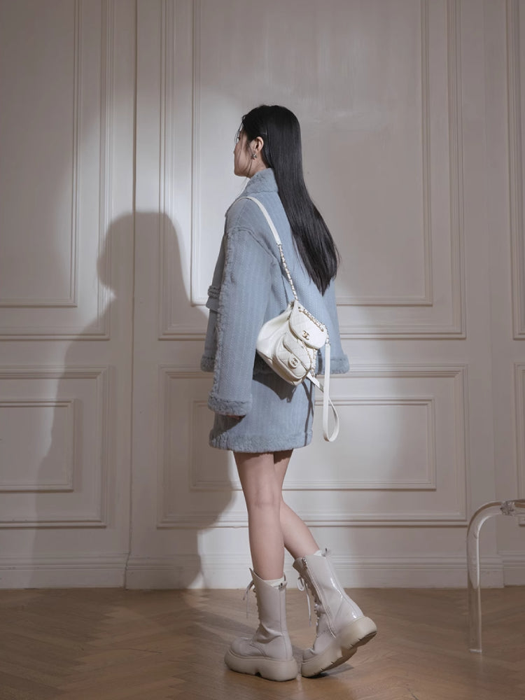 Fur jacket+skirt【s0000005826】