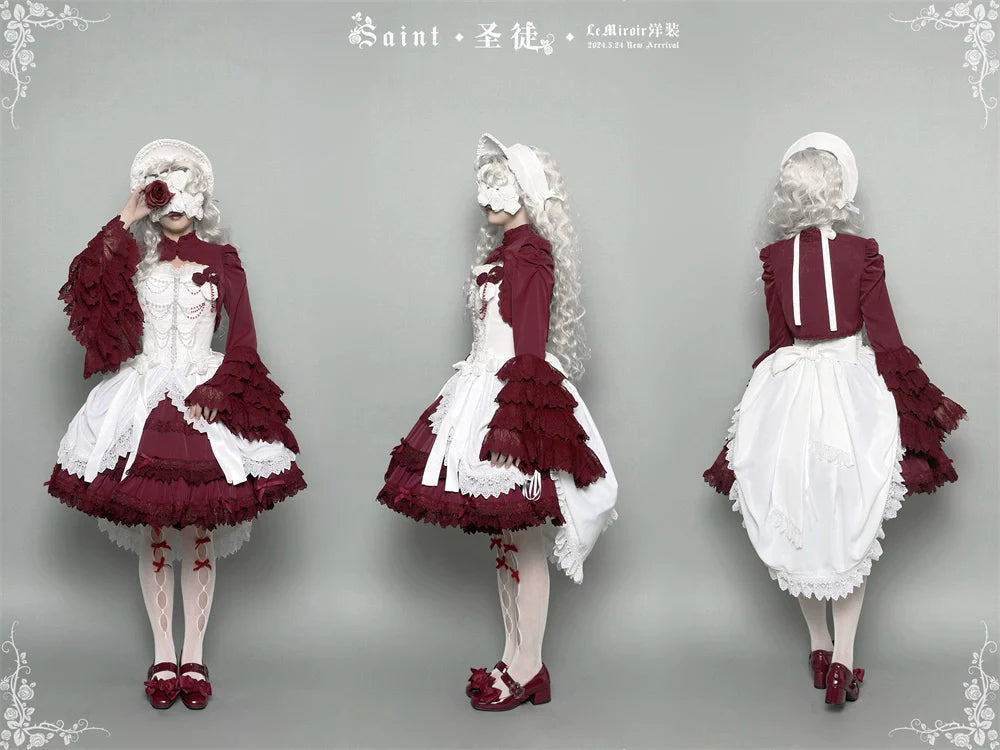 LeMiroir - Saint - Gothic Lolita Bolero Skirt Mermaid Dress Corset