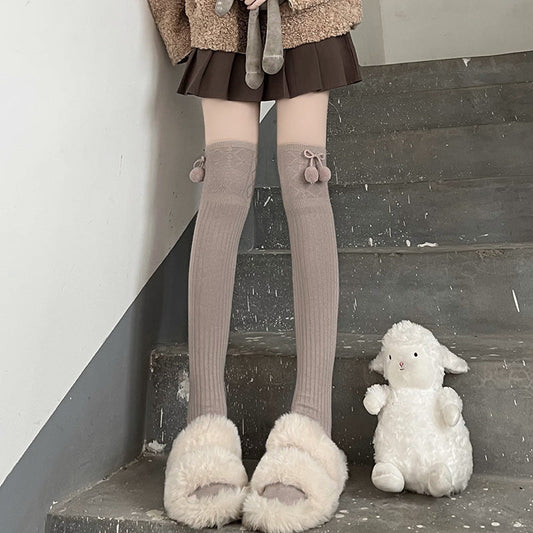 Hua Nai Cat - Sweet Lolita Stockings Thigh-High JK Socks