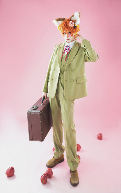 La Pomme - Ouji Lolita Stripe Suit Multicolor Custom Size