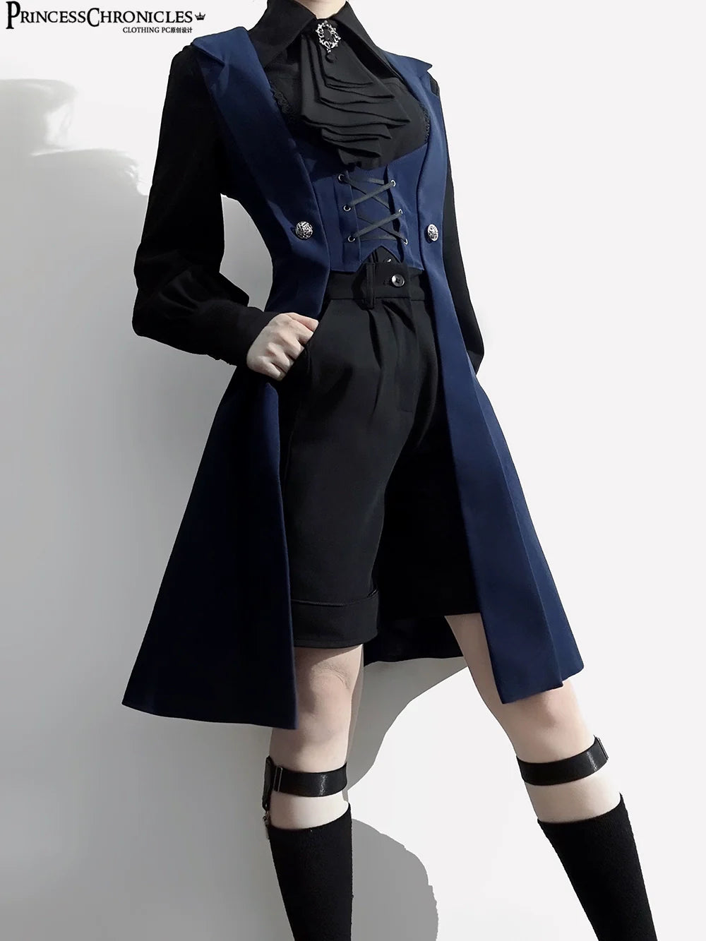 Princess Chronicles - The Night Prelude - Gothic Lolita Handsome Long Slim Vest