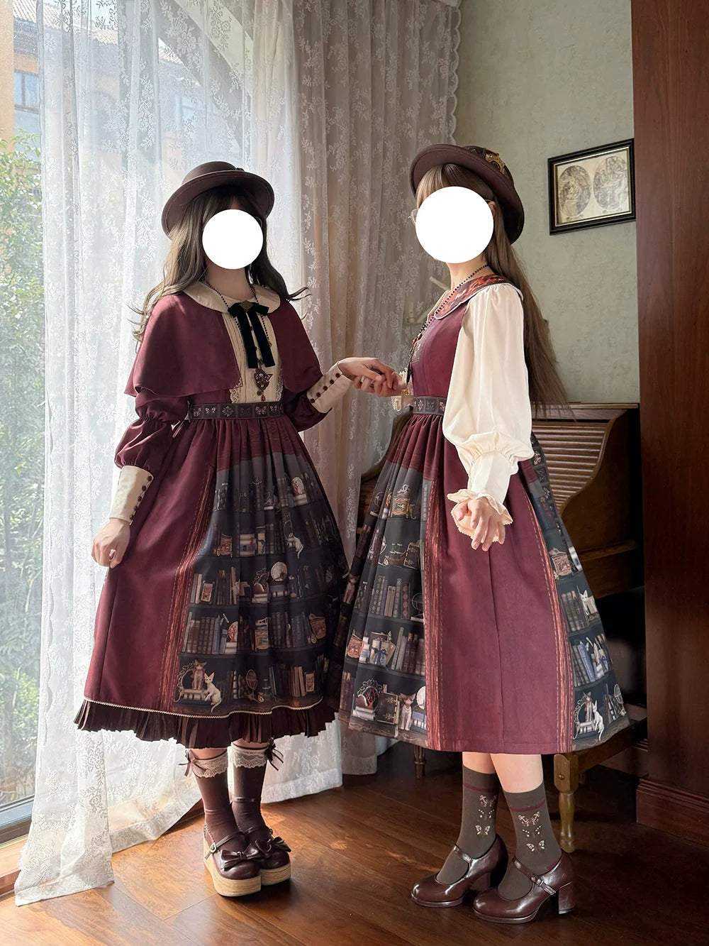 Miss Point - German Bookshelf - Classic Lolita Printed JSK Dress