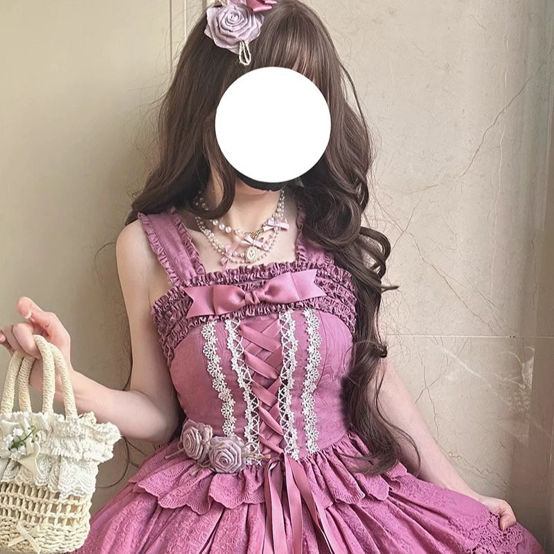 Miss Point - Forest Waltz - Cotton Lolita Camisole Embroidered Cami Top